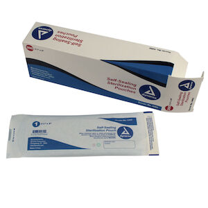 STERILIZATION POUCH - 3.5 IN X 9 IN